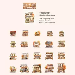 Pack 40 stickers PET Little House