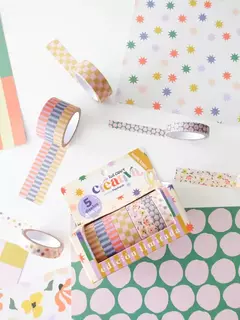 Coleccion Washi tape box Ibi Craft 5 rollos de 4 m - comprar online