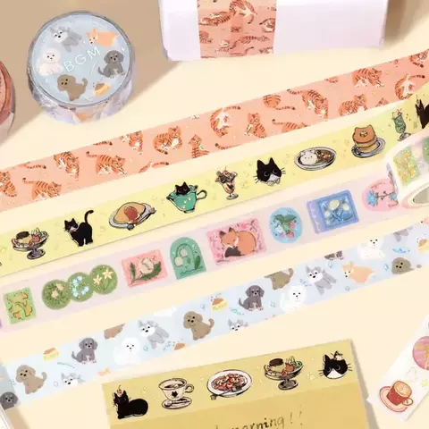 Washi tape BGM con foil Life 15 mm x 5m - comprar online
