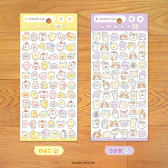 Plancha de stickers PET matte Mood Icon
