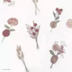 Pack de 36 stickers Poche Bouquet Bloom