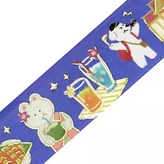 Washi tape BGM con foil World Cafe 20 mm x 5m en internet