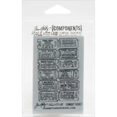 Tim Holtz Cling Stamp 2.5"X3.5"