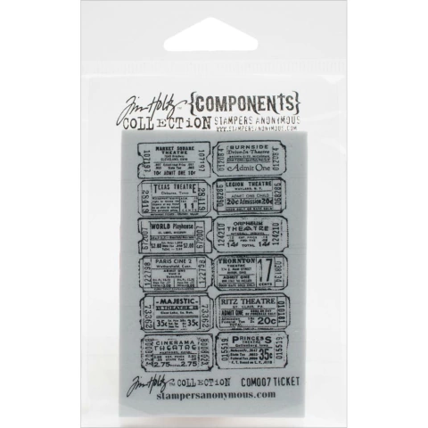 Tim Holtz Cling Stamp 2.5"X3.5"