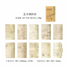 Set 20 papeles Manuscript Ciphertext 

