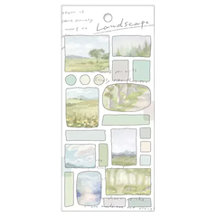 Plancha de Stickers Landscape 
