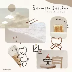 Pack de 2 Planchas de stickers Stampie