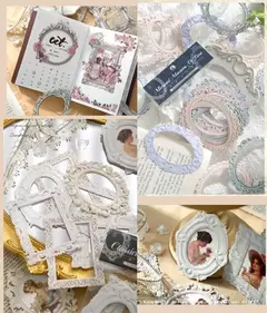 Pack de 10 marcos troquelados Vintage Classical