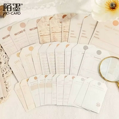 Pack 30 Stickers papel mate Tag Message