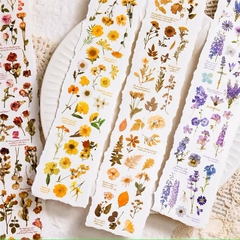 Cinta PET Flowers Junk Journal 50mm x 2m