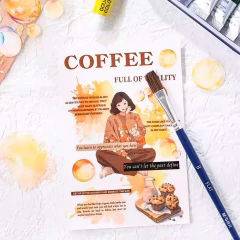  Stickets PET Deco  Glazed Sugar x 4 sheets
