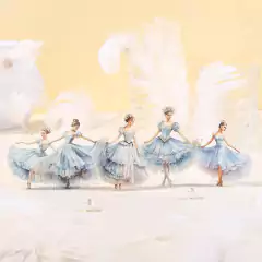 Pack 30 stickers PET Melody of Waltz