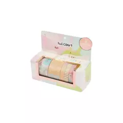 Coleccion Washi tape box 5 rollos de 4 m en internet