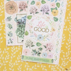 Stickers Bo Bunny Willow  & Sage x 48 