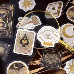 Pack de 45 Flake stickers con foil Fortune