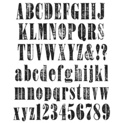 Tim Holtz Cling Stamps 7"X8.5" Serie B