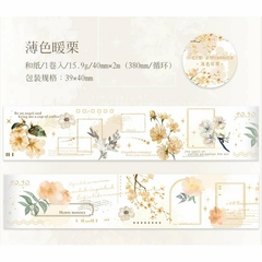 Washi Tape XL Fantasy Flowers 40mm x 2m