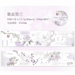 Washi Tape XL Fantasy Flowers 40mm x 2m