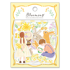 Pack 48 Stickers papel laminado Blooming