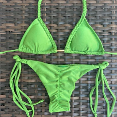 Trança Verde Amazonia - Lacinho Fino - comprar online