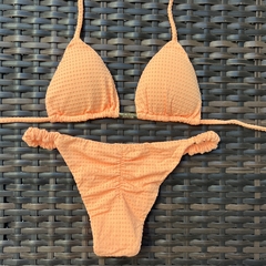 Biquíni Bruna Laranja- Calcinha Frufru - comprar online
