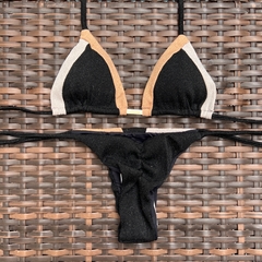 Recortes Lurex Preto, Dourado e Prata- Laço Fino - comprar online