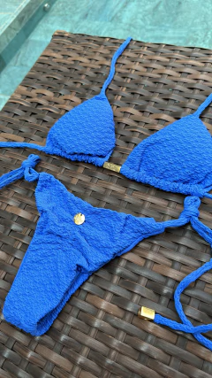 Conjunto Caraíva Azul - Laço Fino na internet