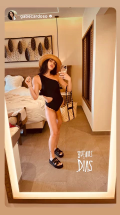 Imagem do Maiô - recortes Preto