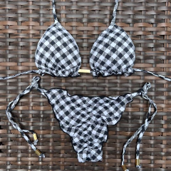 Xadrez Preto- laço fino - comprar online