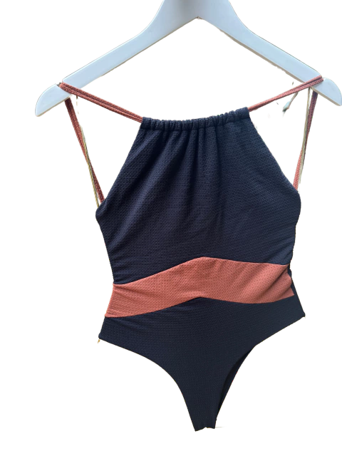 maiô Preto recortes frente única - comprar online