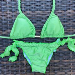 Trança Menta - Laço Grosso