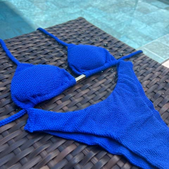 Azul Royal- Asa delta e top cortininha