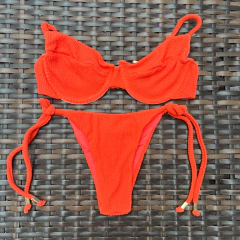 Pitanga - Calcinha Laço Fino a e top estruturado meia taça - comprar online