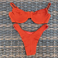 Terracota- Asa delta e top estruturado meia taça - comprar online