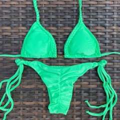 Pistache Trança - Lacinho Fino - Sunlike