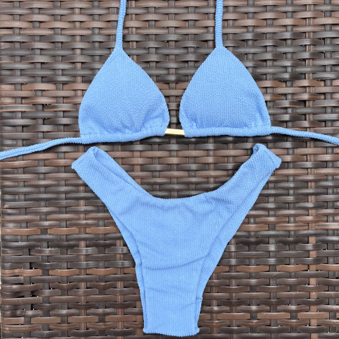 Canelado Azul Bebê- Asa Delta