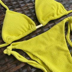 Canelado Amarelo- Laço Fino - comprar online