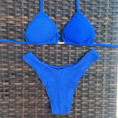 Azul Royal- Asa delta e top cortininha - comprar online