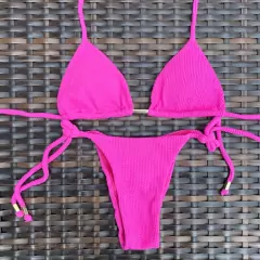 Canelado Pink- Laço Fino