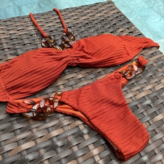 Conjunto Noronha Crochê Telha