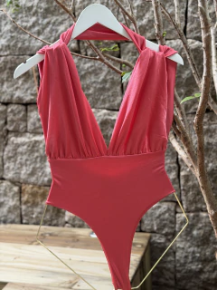 Maiô Hera decote - salmão