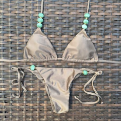 Conjunto Cortininha - Pedras- Chocolate - comprar online