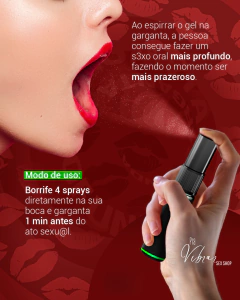 Garganta Profunda Morango | Spray Dessensibilizante para Oral 15ml | Intt - comprar online