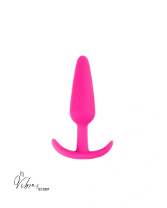 Plug Anal de Silicone | Grande Rosa -