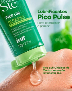 Gel Lubrificante Deslizante | Uva Verde | Pico Lub by Prazer Ste | Intt - Pra Vibrar - Sex Shop