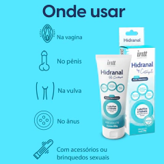 Hidranal | Lubrificante e Hidratante Íntimo com Ácido Hialurônico 50g | Intt - Pra Vibrar - Sex Shop