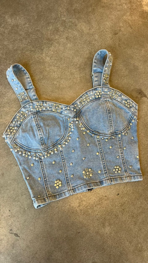 Top denim Stellar - comprar online