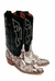 Botas Texanas Negras con Reptil