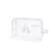 NECESSAIRE BALLET RETANGULAR TRANSPARENTE PRATA