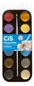 AQUARELA METÁLICA 12 CORES VIBRANTES - CIS